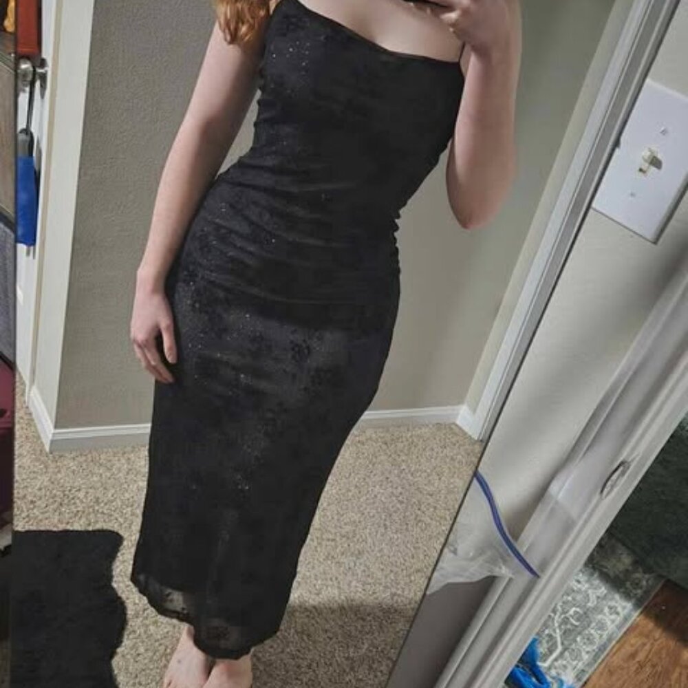 Vintage 90's Dress Long Formal Party Dress